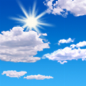 Mostly sunny, with a high near 48. West wind 8 to 17 mph, with gusts as high as 32 mph.
